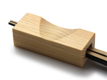 Load image into Gallery viewer, Japanese Bamboo Craft: Chopstick Rest ,Bamboo OR Hinoki/Japanese Cypress ,Simple Design