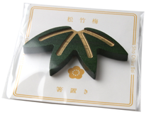 画像をギャラリービューアに読み込む, Japanese Bamboo Craft: Chopstick Rest, Bamboo Green