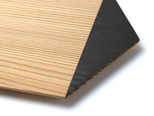 画像をギャラリービューアに読み込む, Japanese Cedar Woodcraft :Candy Dish, Hexagon, Black 3pcs