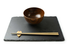 將圖片載入圖庫檢視器 Japanese Bamboo Craft: Chopsticks - Lacquer painted Square Black