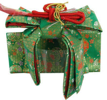 將圖片載入圖庫檢視器 Girl's Ready-Made Formal Obi for Japanese Traditional Kimono : S size - Green x Flower Temariball