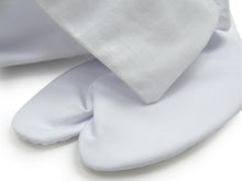 画像をギャラリービューアに読み込む, Unisex Tetron Broad Tabi Socks with 4 Kohaze Clasps for Japanese Traditional Kimono: White Durable Azuma-sugata 22.0 - 30.0cm