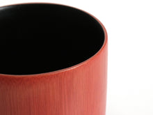 Load image into Gallery viewer, Japanese Bamboo Craft: Cup Small Vermilion