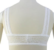 將圖片載入圖庫檢視器 ★英語★■女士日式服裝胸罩拉伸前拉鍊補充加厚袖珍經典花邊