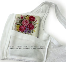 將圖片載入圖庫檢視器 ★英語★■女士日式服裝胸罩拉伸前拉鍊補充加厚袖珍經典花邊