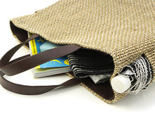 Load image into Gallery viewer, Japanese Linen Tote Bag Tall