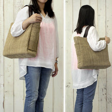 Load image into Gallery viewer, Japanese Linen Tote Bag Tall