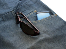 画像をギャラリービューアに読み込む, Men's Denim Kimono Unlined - Blue Damage Finish Pocket