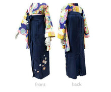 將圖片載入圖庫檢視器 Women's Hakama Skirt for Japanese Traditional Kimono - Cloisonne Embroidery