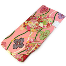 將圖片載入圖庫檢視器 Women's Washable Two-Shaku-Sleeve Kimono : Japanese Traditional Clothes- Pink Tatewaku Temari Ball