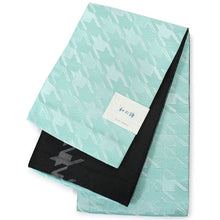 將圖片載入圖庫檢視器 Ladies' Hanhaba-Obi for Japanese Traditional Kimono - Reversible Purple Houndstooth