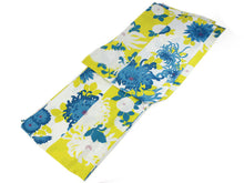 画像をギャラリービューアに読み込む, Ladies' CEOα Yukata : Japanese Traditional Clothes - White x Yellow Green