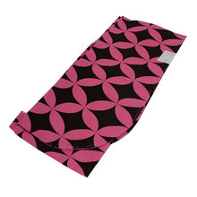將圖片載入圖庫檢視器 Women's Washable Two-Shaku-Sleeve Kimono: Japanese Traditional Clothes - Black x Pink Overlapping Circles
