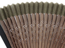 Load image into Gallery viewer, Men's Cotton Sensu :Japanese Traditional Folding Fan & Fan Bag 2-Piece Set Matcha Plain