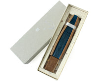 將圖片載入圖庫檢視器 Men's Telescopic Paper Sensu :Japanese Traditional Folding Fan - Silver Ground Ayu