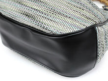 將圖片載入圖庫檢視器 Bamboo Handle Bag - Black x Gray