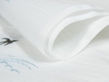 將圖片載入圖庫檢視器 Sillook Polyester Haneri for Japanese Traditional Kimono - white swallow embroidery