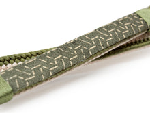 將圖片載入圖庫檢視器 Silk Obijime Hiragumi Kumihimo for Japanese Traditional Kimono - Inden Hexagonal Matcha green x White