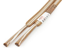 將圖片載入圖庫檢視器 Silk Obijime Hiragumi Kumihimo for Japanese Traditional Kimono - Hanabishi Yellow x White
