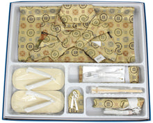 画像をギャラリービューアに読み込む, Boy's Polyester Hakama Set 7 Items for Japanese Traditional Kimono - Formal Gold Shokkomon
