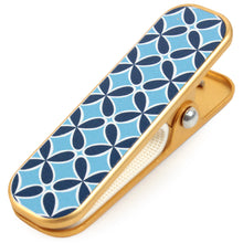 Load image into Gallery viewer, Kimono Clip 3 pcs for Japanese Traditional Clothes: Large - Blue Green Multi Pattern