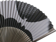 Load image into Gallery viewer, Men's Paper Sensu : Japanese Traditional Folding Fan - Black Bat