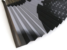 Load image into Gallery viewer, Men's Paper Sensu : Japanese Traditional Folding Fan - Black Bat