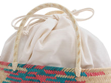 將圖片載入圖庫檢視器 Bamboo Bag - Pink x Blue Green