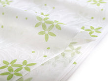 画像をギャラリービューアに読み込む, Silk Obiage Obijime 2 Item Set for Japanese Traditional Kimono - Off-white Flowers