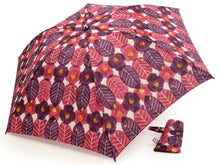 將圖片載入圖庫檢視器 Folding Umbrella Red x Purple "Postal Office Camellia" Misuzu Uta