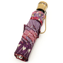 將圖片載入圖庫檢視器 Folding Umbrella Red x Purple "Postal Office Camellia" Misuzu Uta