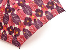 將圖片載入圖庫檢視器 Folding Umbrella Red x Purple "Postal Office Camellia" Misuzu Uta