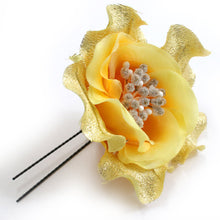 將圖片載入圖庫檢視器 Hair Accessories Comb U Pin 2 Piece Set  for Japanese Traditional Clothes -Yellow