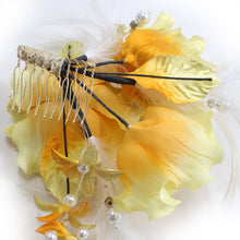將圖片載入圖庫檢視器 Hair Accessories Comb U Pin 2 Piece Set  for Japanese Traditional Clothes -Yellow