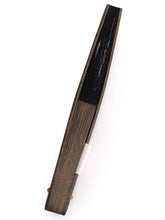 Load image into Gallery viewer, Men's Paper Sensu :Japanese Traditional Folding Fan - hand-printed black choju-giga