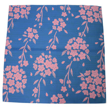 將圖片載入圖庫檢視器 Furoshiki L size 105cm Light Blue Yellow Green Sakura