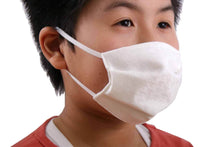將圖片載入圖庫檢視器 Child 3 Size Silk Pleats Face Mask -Houndstooth Pattern