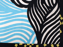 將圖片載入圖庫檢視器 0507us★英語★棉布浴敷 大尺寸 105cm 川島紡織細胞控制器 彩華波濤