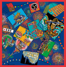 Load image into Gallery viewer, Furoshiki L-Size 112cm Japanese Festival