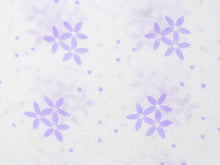 Load image into Gallery viewer, Silk Obiage Sha Leno for Japanese Traditional Kimono - White Purple Flowers