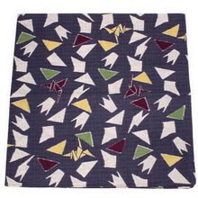 画像をギャラリービューアに読み込む, Furoshiki 89cm Indigo Ink Brown Origami