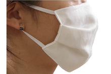 画像をギャラリービューアに読み込む, Silk Pleats Face Mask with Antiviral Filter - Houndstooth Pattern
