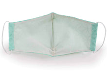 画像をギャラリービューアに読み込む, Sankatsu Yukata Cloth Cotton 3D Face Mask -Mint Green Base Japanese Cloisonne Pattern