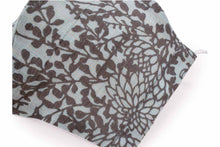 画像をギャラリービューアに読み込む, Sankatsu 3D Face Mask - Mint Blue Base Autumn Leaf Pattern