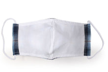 將圖片載入圖庫檢視器 Biwa Tsumugi Silk 3D Face Mask - Navy