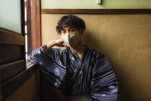 將圖片載入圖庫檢視器 Biwa Tsumugi Silk 3D Face Mask - Moss Green