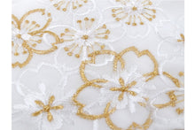 画像をギャラリービューアに読み込む, White Gold Embroidery 3D Face Mask With Mask Charm - 7 Design Choices