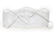 將圖片載入圖庫檢視器 White Color Embroidery 3D Face Mask With Mask Charm - 7 Design Choices