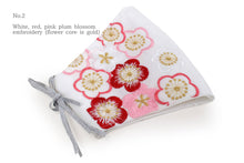 將圖片載入圖庫檢視器 White Color Embroidery 3D Face Mask With Mask Charm - 7 Design Choices