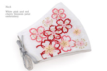 將圖片載入圖庫檢視器 White Color Embroidery 3D Face Mask With Mask Charm - 7 Design Choices
